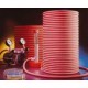 TUBE RUBBER 5X10MM FLEXIBLE RED 