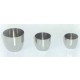 CRUCIBLES/STEELWITHOUT LID45MM50ML 
